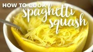 How to Cook Spaghetti Squash - get the longest "noodles" and best texture!