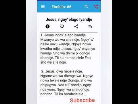 Ehangano 66 - Omuwambo Gwaambambi song