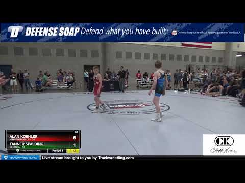 Mat 1 88 Alan Koehler Minnesota Blue Vs Tanner Spalding Georgia