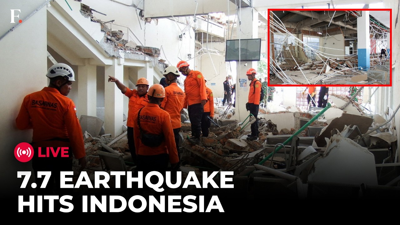 INDONESIA EARTHQUAKE LIVE: Deadly 7.7 Earthquake Hits Indonesia |  38 Killed as Tsunami Alert Ends