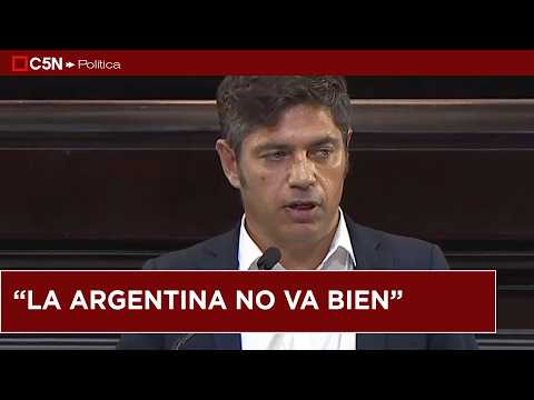 AXEL KICILLOF inauguró el 154° período de SESIONES ORDINARIAS en la LEGISLATURA BONAERENSE