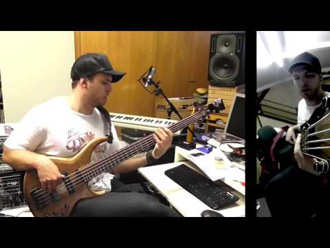 PW Farrell jamming with a Jazz Fusion backing track for Bass from CoffeeBreakGrooves.com
