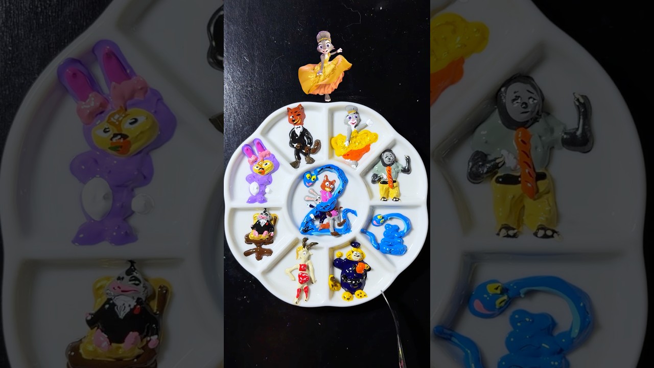 Zootopia 2 color mixing （Part 15) #zootopia2 #colormixing