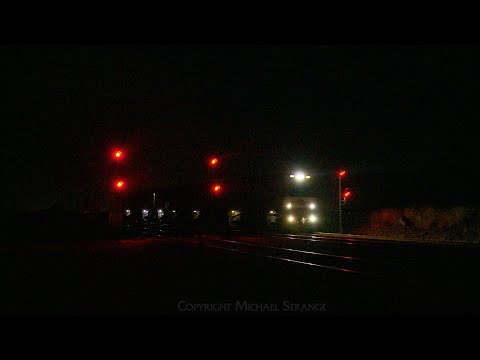 9721V SCT / SBR Melbourne To Dooen Container Train At Night (4/2/2024) - PoathTV Australian Railways