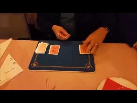 Rudolf 4 Asstrick, Zaubertrick mit 4 Asse