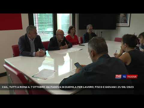 CGIL, TUTTI A ROMA IL 7 OTTOBRE. DA PADOVA IN DUEMILA PER LAVORO, FISCO E GIOVANI | 21/09/2023