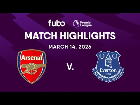 Arsenal FC vs. Everton FC | PREMIER LEAGUE HIGHLIGHTS | Week 30 | Fubo Canada
