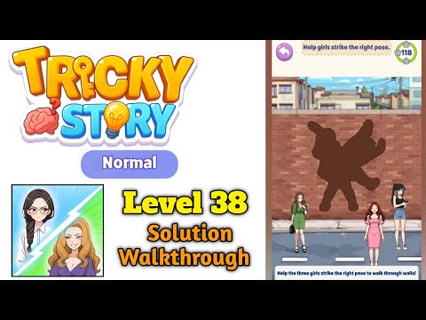 Tricky Normal Levels Level 38 Help girls strike the right pose. solution screenshot