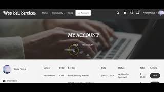 Customer approve the submitted work and rate the service providor | WooCommerce Sell Services