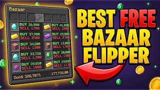 The BEST FREE Bazaar Flipper Macro in Hypixel SkyBlock