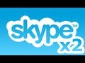 Два скайпа (Skype) запустить на одном компьютере HD 1920x1080 