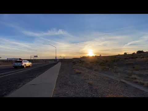 Sunset Holbrook AZ Hwy 77 and I40