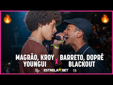 (🔥🔥🔥) MAGRÃO, YOUNGUI AND KROY vs. BARRETO, DOPRÊ AND BLACKOUT | PHASE 1 | #BDN100
