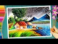 Rainy Day Drawing Rainy Season Drawing Monsoon Season Drawing Mountain Rainy Day Scenery Drawing