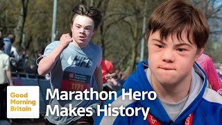 Record-Breaking! The Youngest Person in His Category to Complete a Marathon