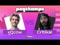 Lost in 6 moves - xQc vs Cr1tikal | Pogchamps Chess Tournament Game 2 | xQcOW