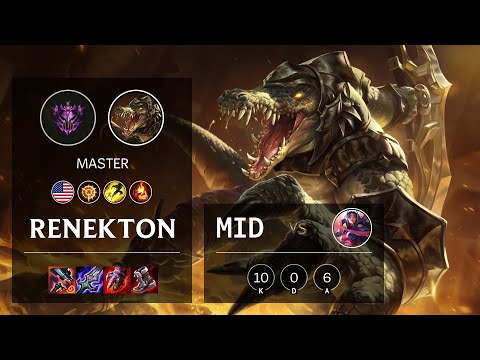 Renekton Mid vs Irelia - NA Master Patch 11.1