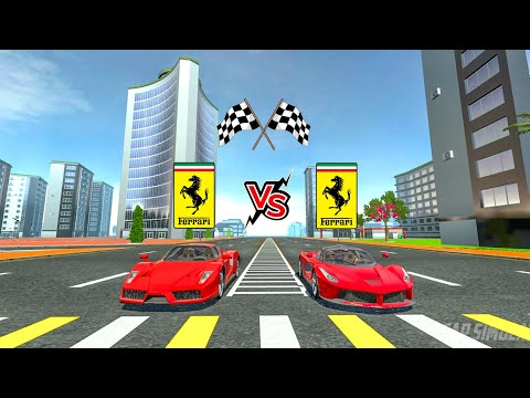 Car Simulator 2 | Ferrari VS Ferrari | Laferrari VS Enzo |Race&Top Speed| Car Games Android Gameplay