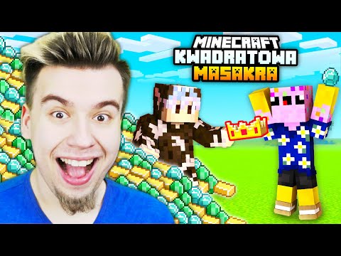 SPRZEDAŁEM KORONĘ I STAŁEM SIĘ NAJBOGATSZY! (Minecraft Kwadratowa Masakra)