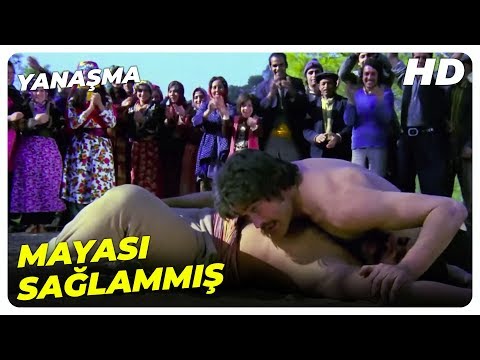 Yanaşma - Deli Mehmet, Yağlı Güreş de Meydan Okuyor! | Cüneyt Arkın Eski Türk Filmi