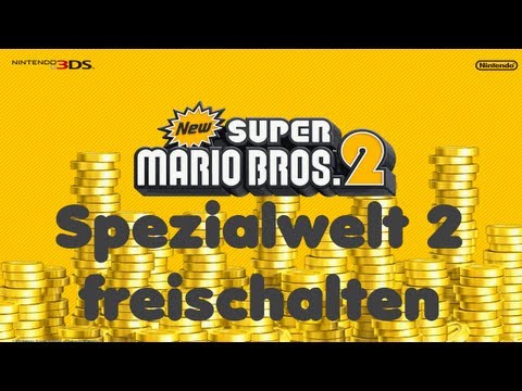 New Super Mario Bros 2 3DS Spezialwelt 2 (Blumen-Welt) freischalten [HD]