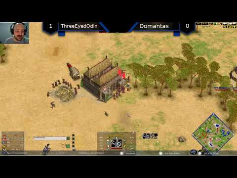 ThreeEyedOdin vs Domantas - Age of Mythology: The Titans (Game 2)