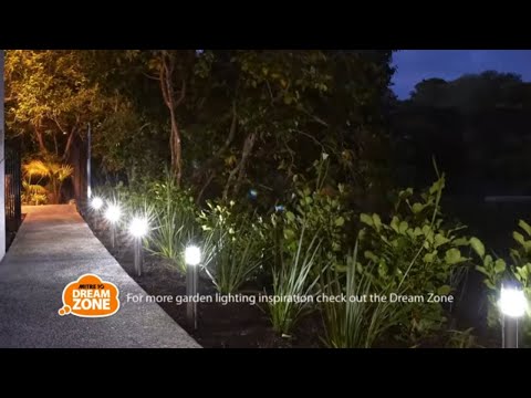 How to install garden lighting