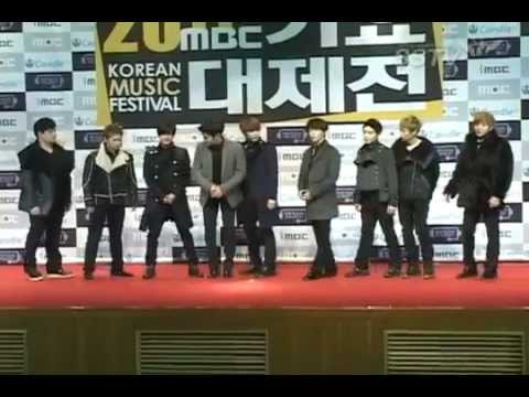 120101 Super Junior Bow Down! (111231) @ SSTV Red Carpet
