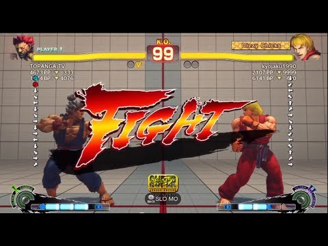 Tokido [Akuma] vs Kyojaku [Ken] SSF4 AE 2012 Japanese Ranked - Xbox Live