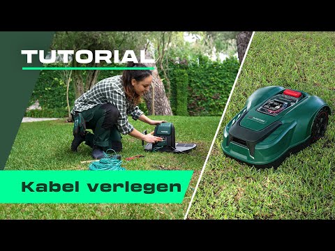 Mähroboter 20 V: Begrenzungskabel verlegen | PARKSIDE