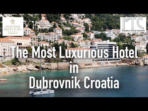 Hotel Excelsior Dubrovnik, Croatia in 4K （Best Hotel in Dubrovnik)