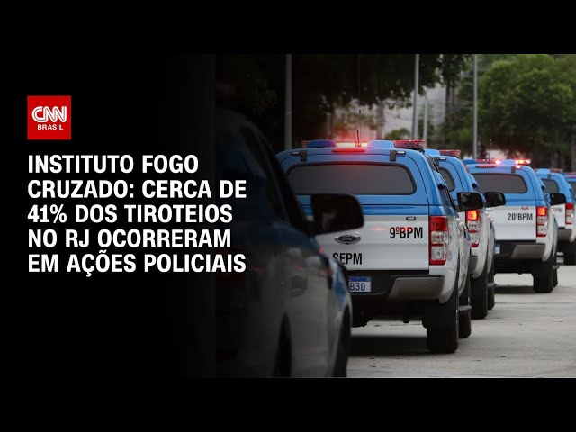 Instituto Fogo Cruzado: Cerca de 41% dos tiroteios no RJ ocorreram em ações policiais | CNN ARENA