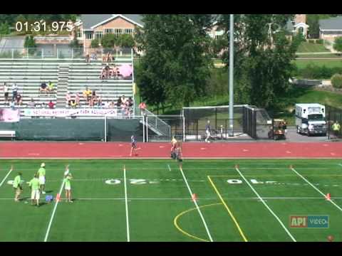 2010 Hershey's T&F Games N. Am. Finals 11-12 Girls 800m Final with splits