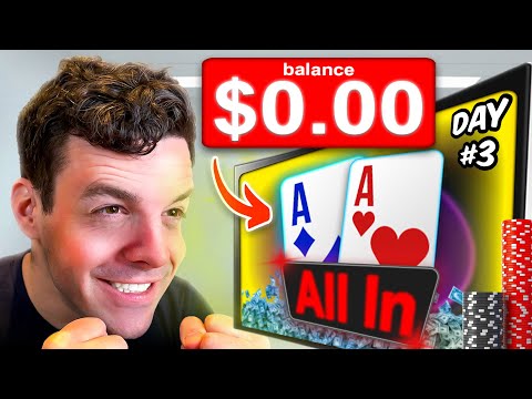 I’m Restarting My Poker Career at $0 - Day 3