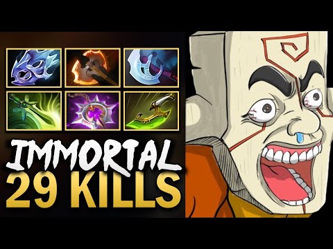 Juggernaut Gameplay with Moon Shard and 29 Kills - Dota 7.39