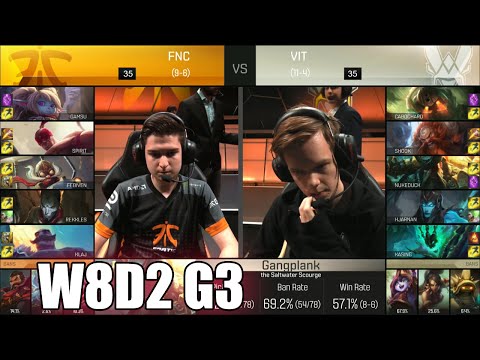 Fnatic vs Vitality | Week 8 Day 2 S6 EU LCS Spring 2016 | FNC vs VIT G2 W8D2 1080p