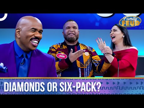 Family feud Special: The Goliath Family | Family Feud