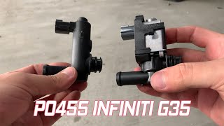 FIXING P0455 Infiniti G35 | CANISTER Vent Valve | Quarantine Garage Ep. 3