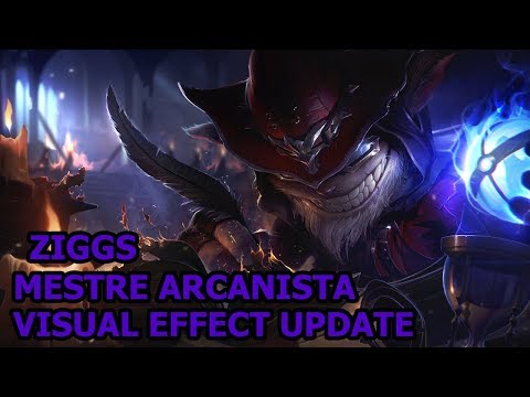 Ziggs Mestre Arcanista Visual Effect Update 2019 Spotlight