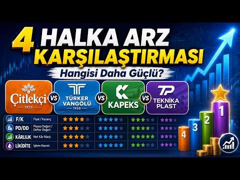 CITAS, VEYAS, TKNKA ve KPEKS halka arz karşılaştırması
