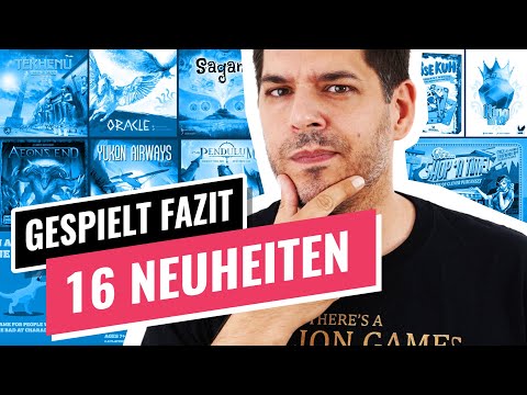 16 Brettspiel Neuheiten mit Kurz-Fazit