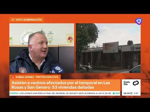 Asisten a los vecinos afectados por el temporan en la región