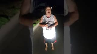 Patrick ( Mad dog ) Hart dancing in the street