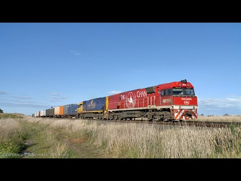 NR109 "The Ghan" & NR28 "Indian Pacific" Leading 6MP4  (20/8/2021) - PoathTV Australian Trains