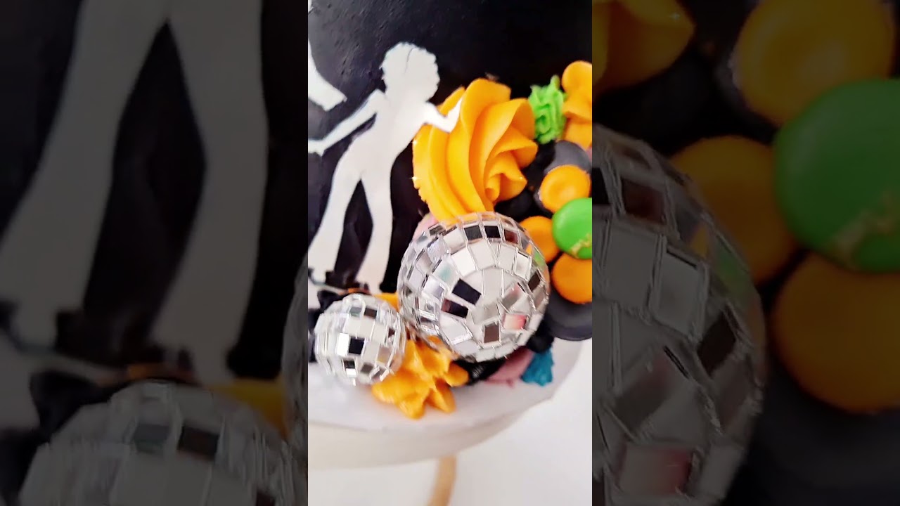 Disco Theme Cake