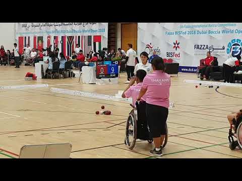 BOCCIA  Best BC1 match in BISFed 2018 Boccia World Open Dubai