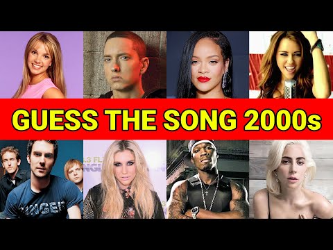 Guess the Top 40 Most Popular Songs of 2000-2010  🎵 | Music Quiz Video