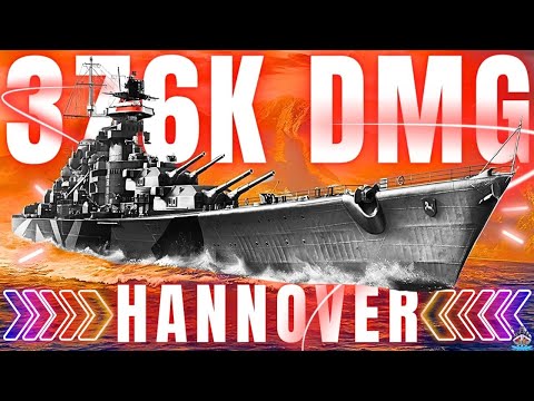 Hannover eskaliert mit 376.000 DMG!!! #DEUTSCHLAND | 300K Club | World of Warships 🚢