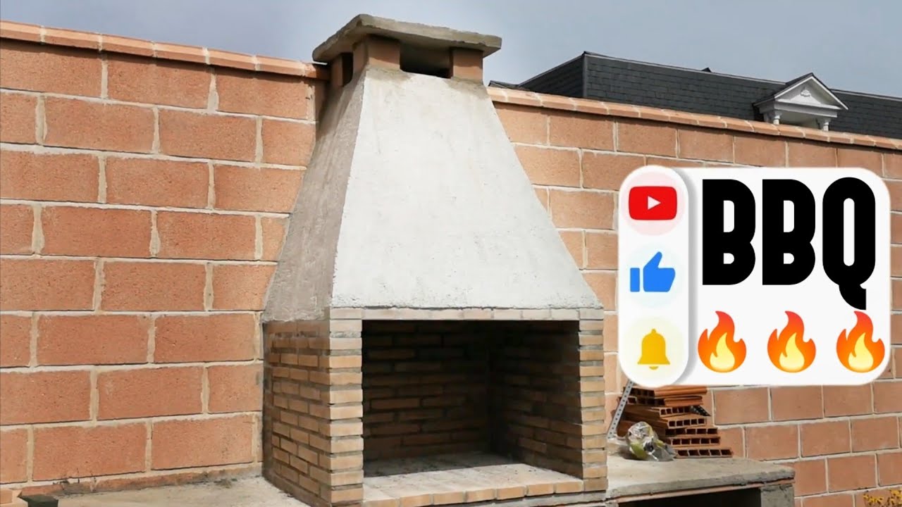 Barbacoa de obra y horno de leña DIY🔥 Episodio 4 - Barbacoa