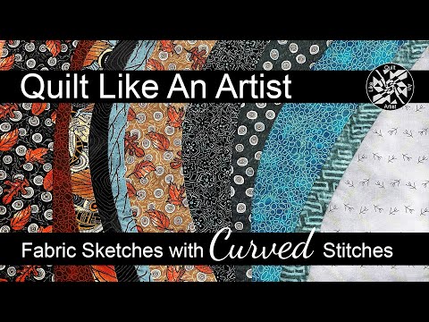 Garment 1 - Part 2 - Improv Quilting Curved Piecing - It's Easier Than You Think!